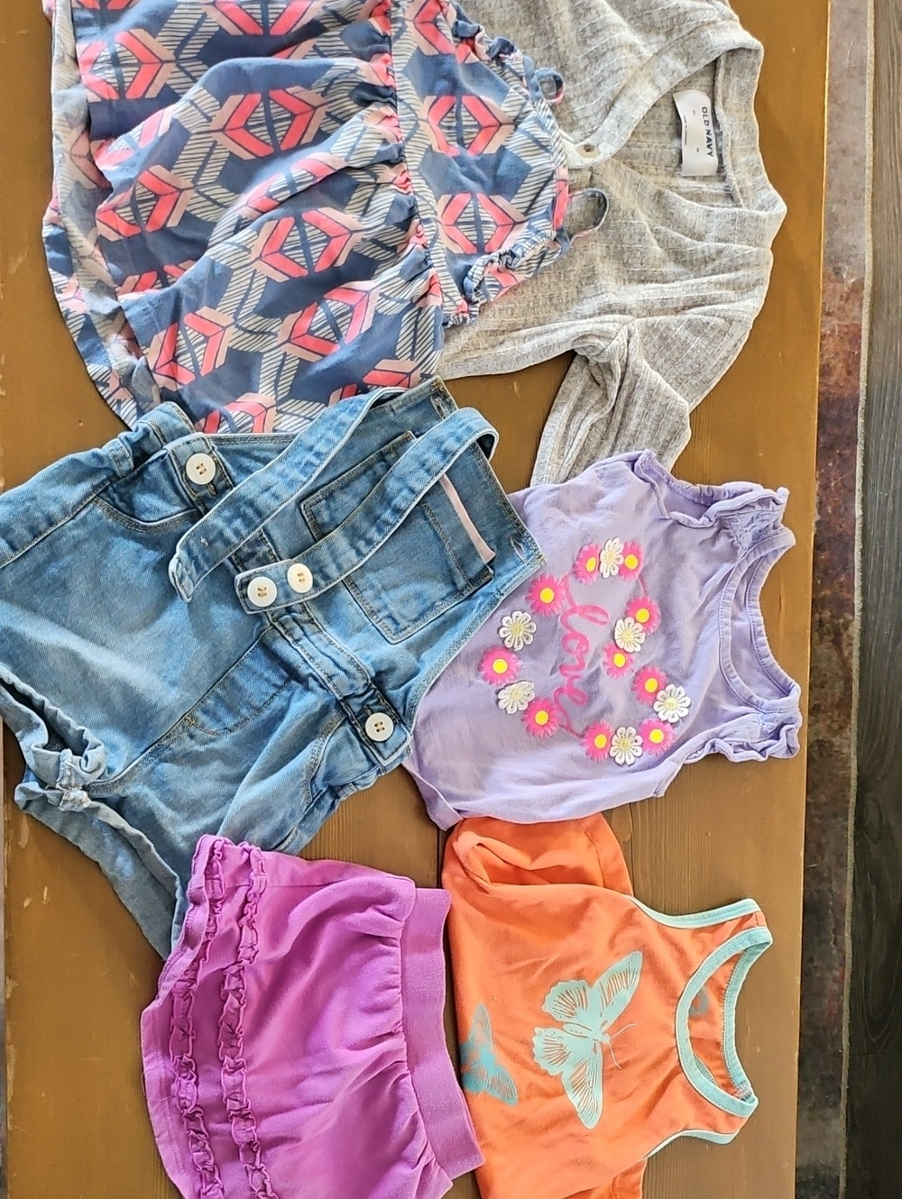 Girls Mixed Summer Clothing Bundle - 2T Lot